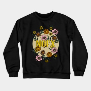 Nofx Name Personalized Flower Retro Floral 80s 90s Name Style Crewneck Sweatshirt